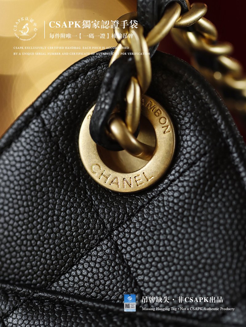 Chanel 25 迷你手袋 黑色 實拍