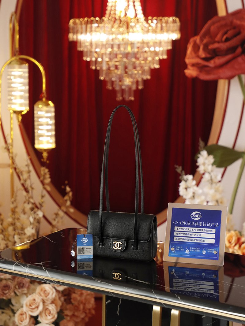 Chanel Preppy Coco 迷你 黑色 實拍