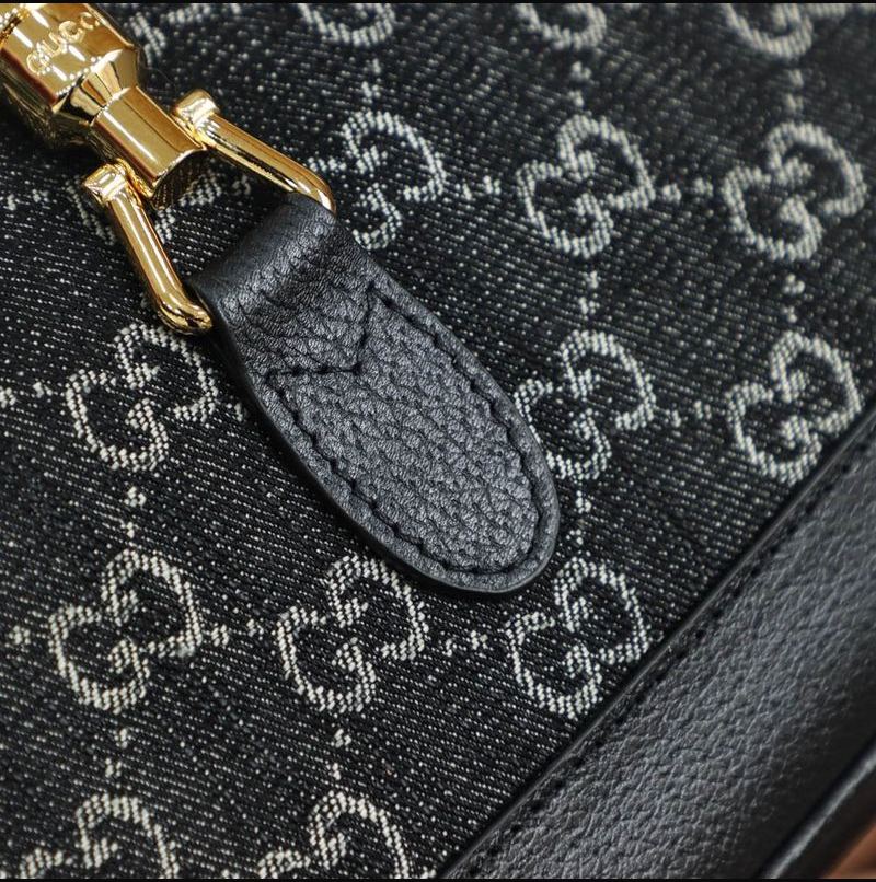 Gucci Jackie 1961 丹寧手袋 細節 9 張 實拍 2