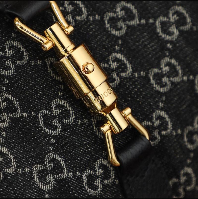 Gucci Jackie 1961 丹寧手袋 細節 9 張 實拍 6