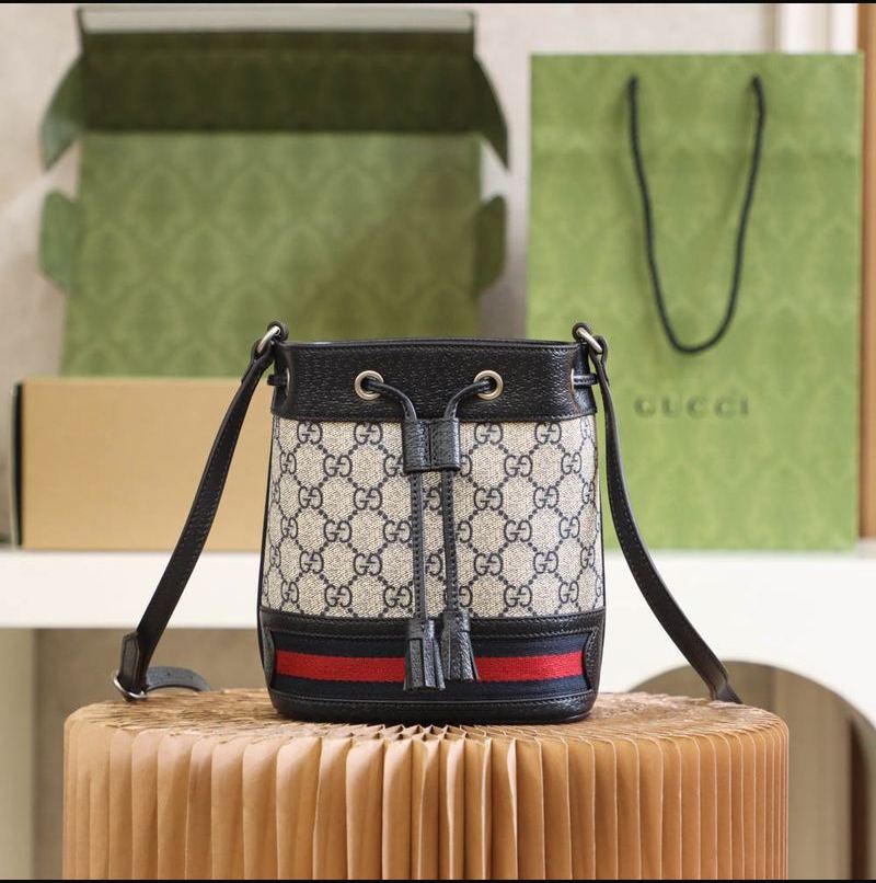 Gucci Ophidia GG 水桶包(複刻)實拍