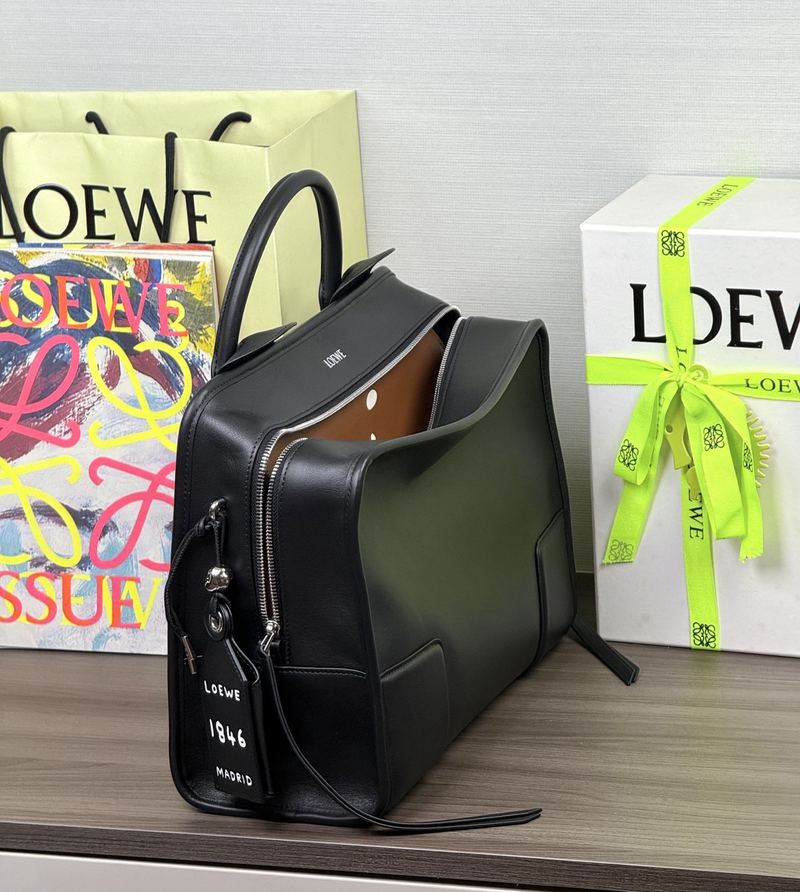 Loewe Amazona 180 大號手袋 黑色 實拍 2