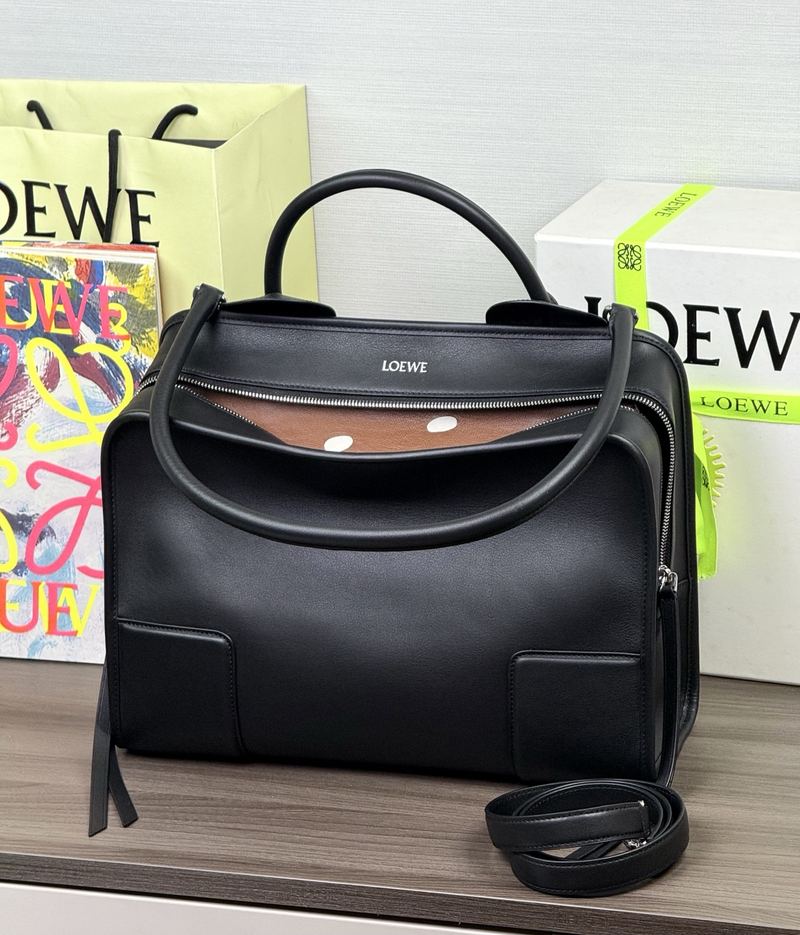 Loewe Amazona 180 大號手袋 黑色 實拍 4