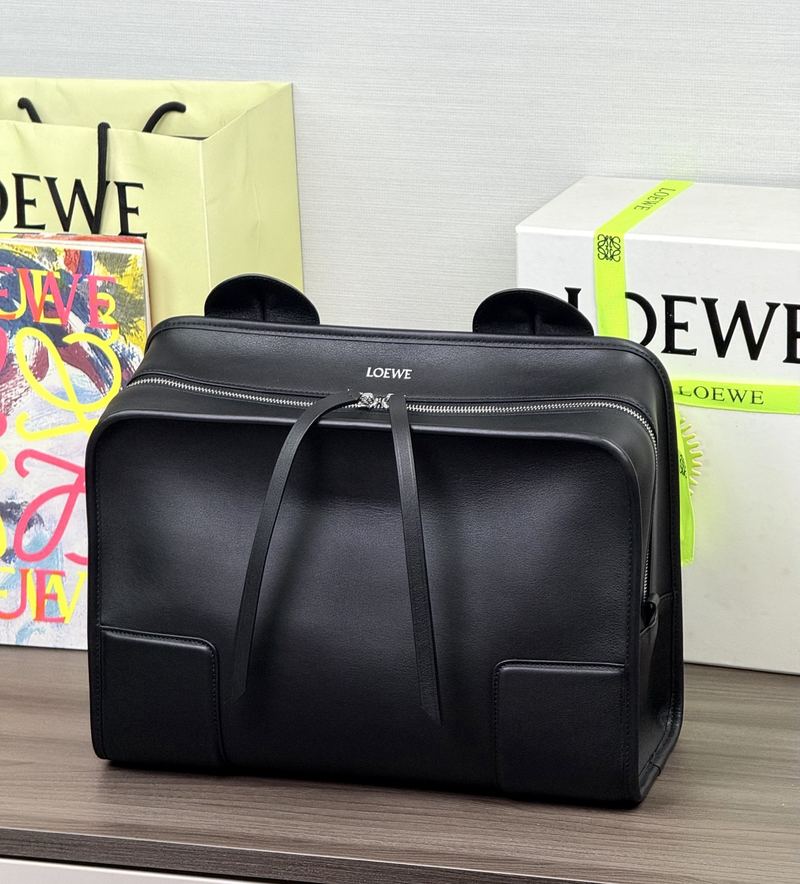 Loewe Amazona 180 大號手袋 黑色 實拍 7