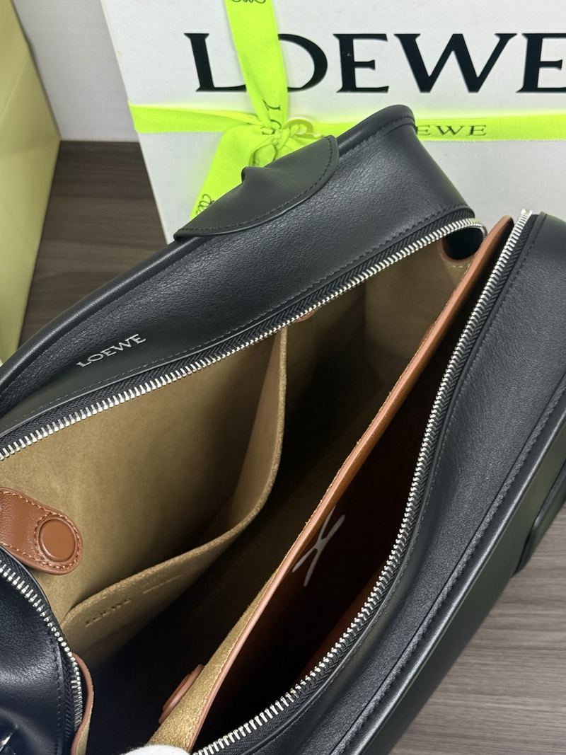 Loewe Amazona 180 大號手袋 黑色 實拍 8