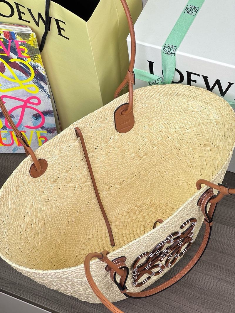 Loewe Anagram Basket 菜籃子手袋 大號 實拍 6