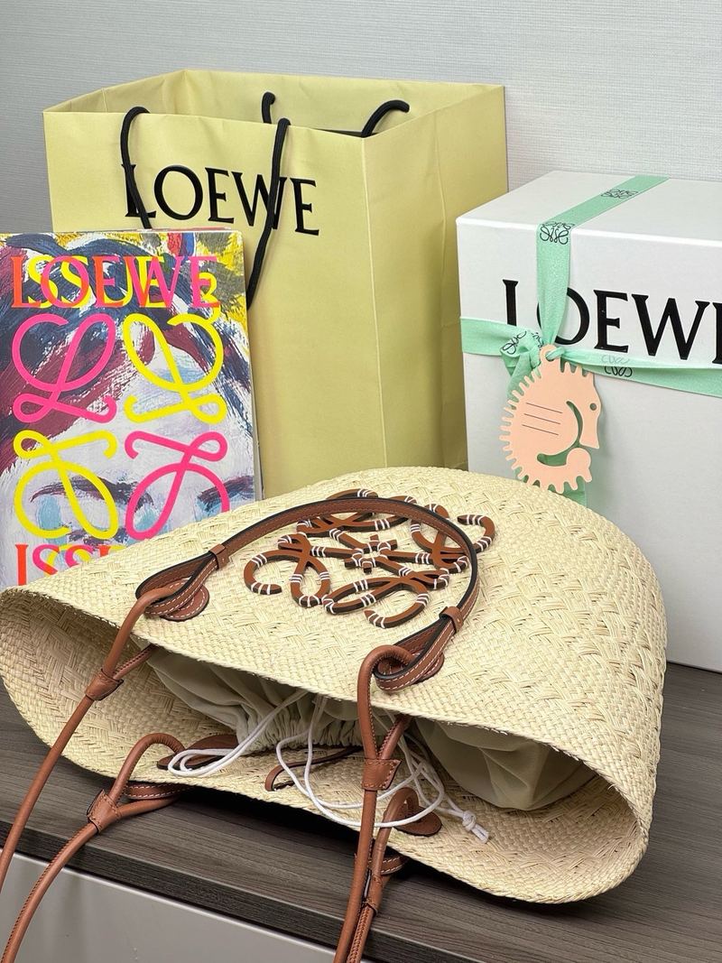 Loewe Anagram Basket 菜籃子手袋 大號 實拍 9