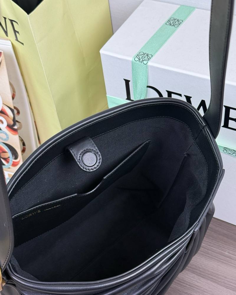 Loewe Draped 手袋 黑色 / Black 實拍 8