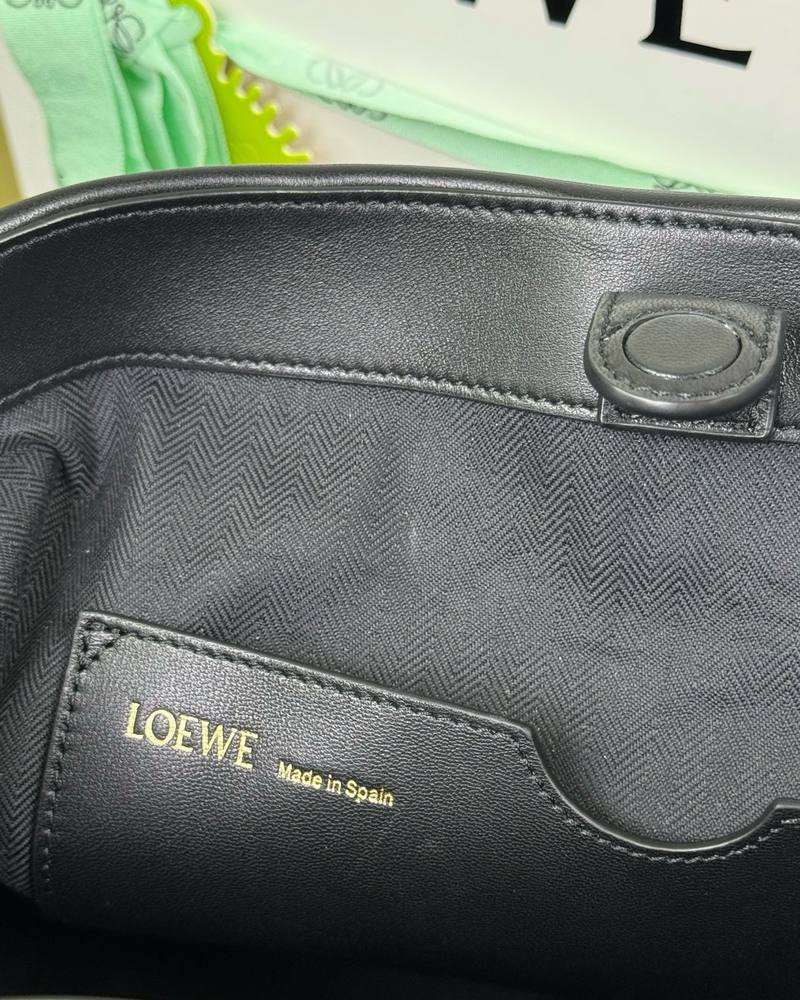 Loewe Draped 手袋 黑色 / Black 實拍 9