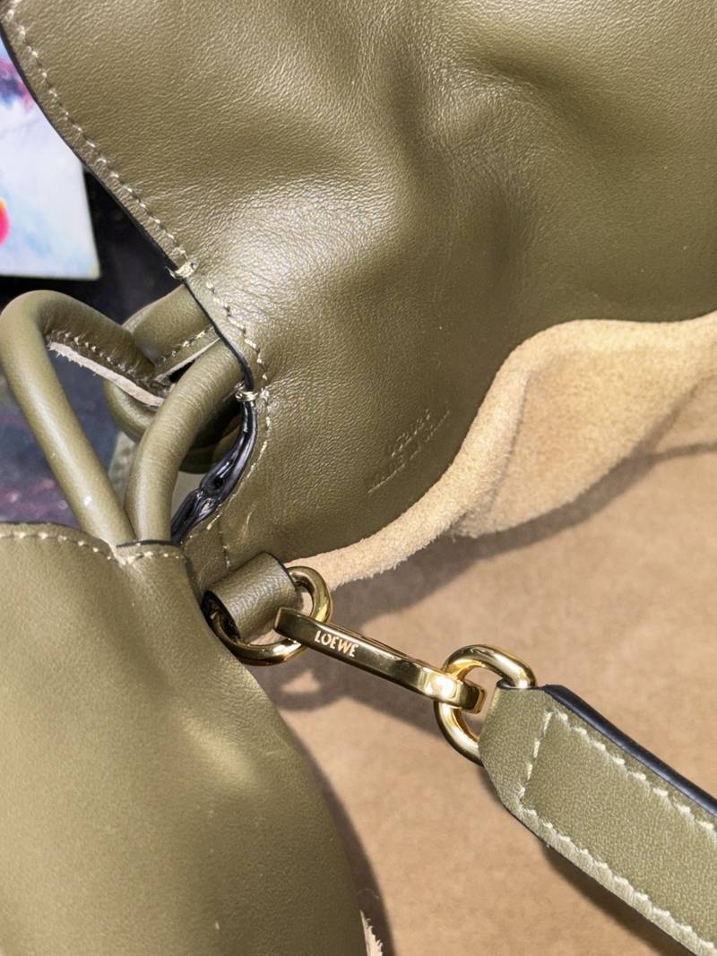 Loewe Flamenco 中號 橄欖綠 / Vintage Khaki 實拍 8