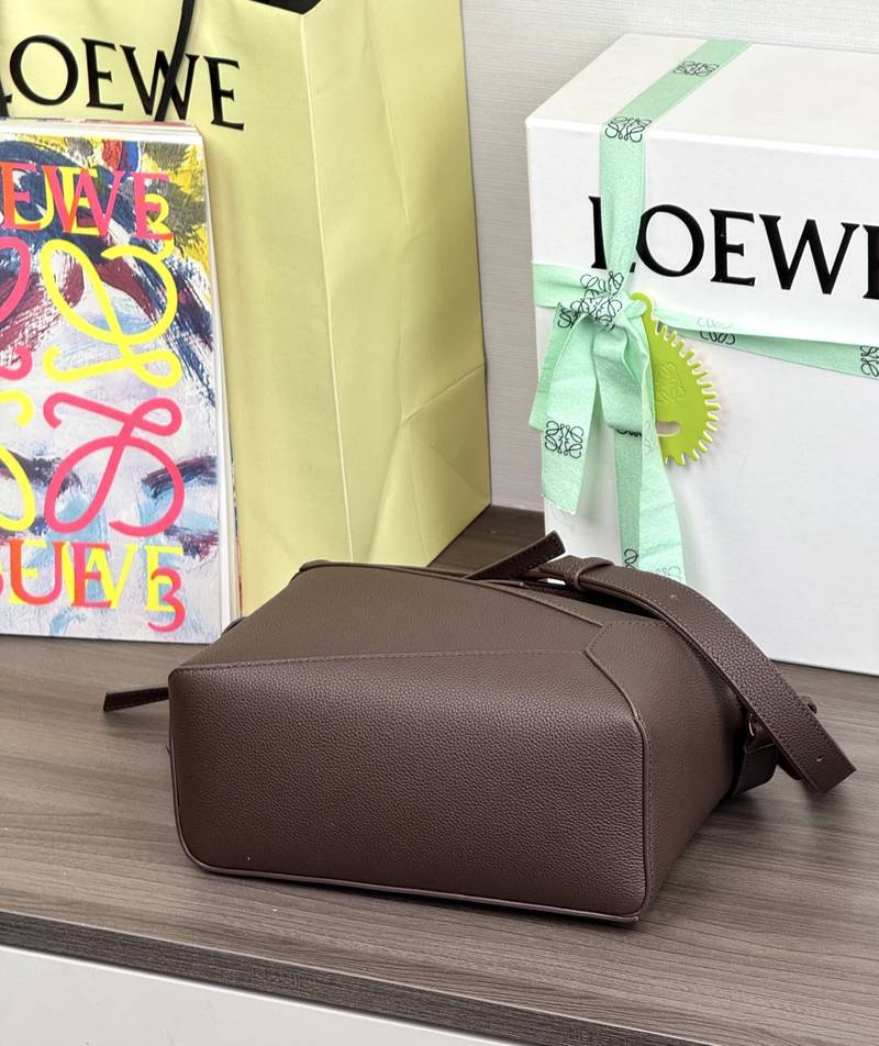 Loewe Panta Puzzle 小號 深棕 / Chocolate 實拍 5