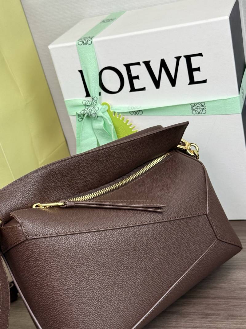 Loewe Panta Puzzle 小號 深棕 / Chocolate 實拍 6