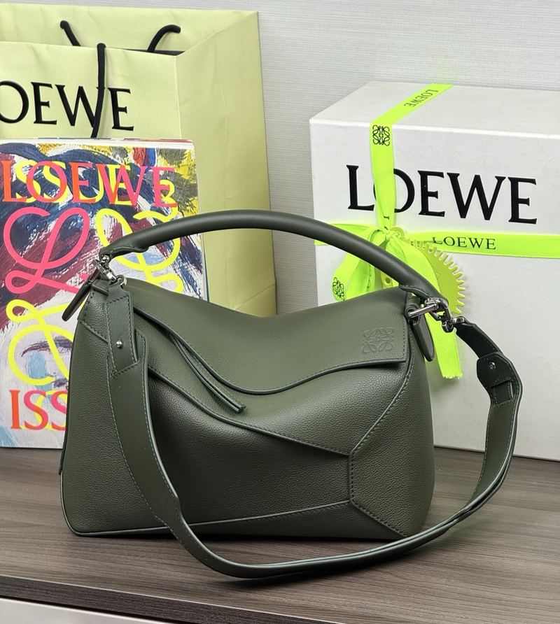 Loewe Puzzle Edge 中號手袋(複刻)實拍