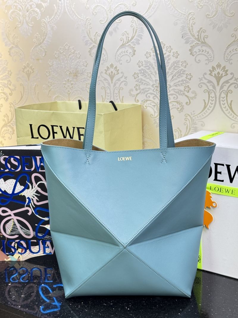 Loewe Puzzle Fold 中號托特手袋(複刻)實拍