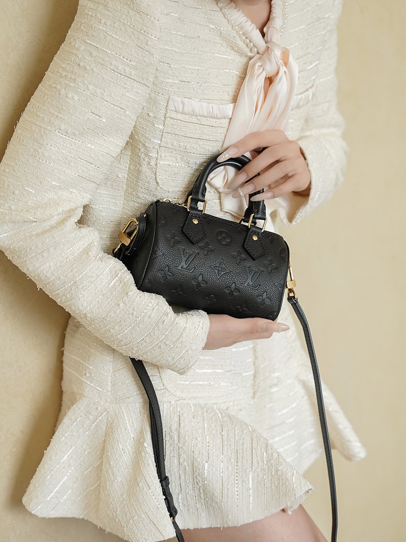 LV Nano Speedy 黑色 M82450 實拍