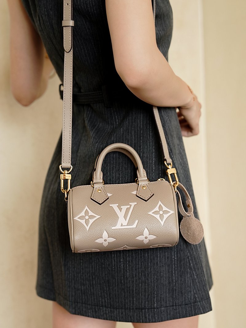 LV Nano Speedy 大象灰 M82890 實拍
