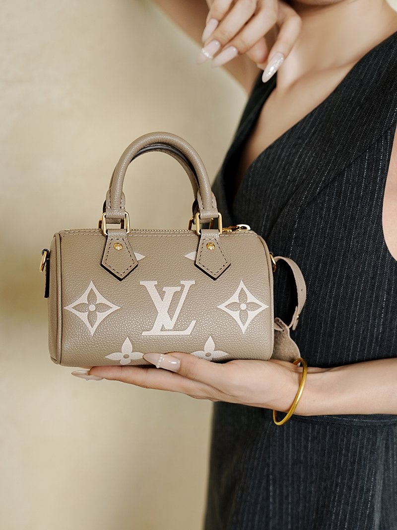 LV Nano Speedy 大象灰 M82890 實拍