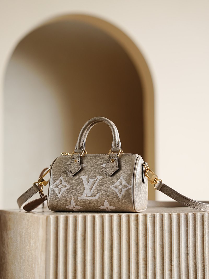 LV Nano Speedy 大象灰 M82890 實拍