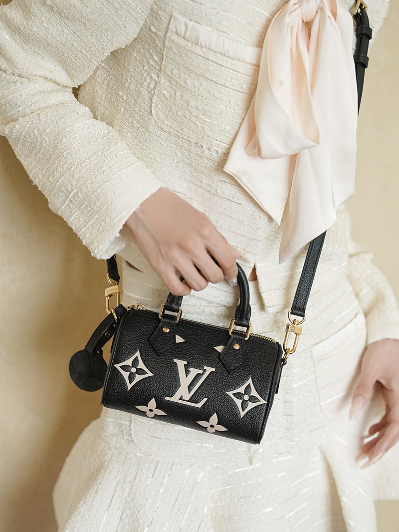 LV Nano Speedy 黑白熊貓色 M81456 實拍