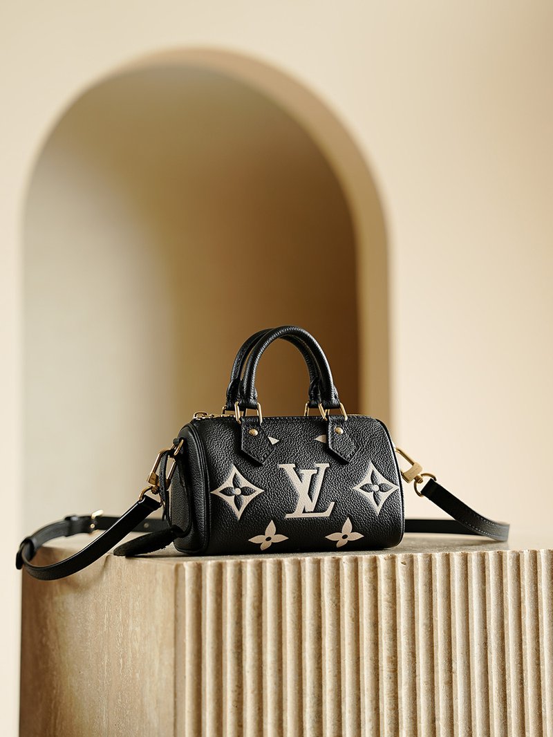 LV Nano Speedy 黑白熊貓色 M81456（複刻）實拍