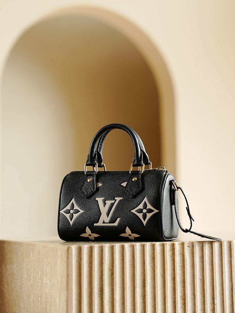 LV Nano Speedy 黑白熊貓色 M81456 實拍