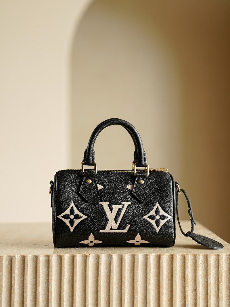 LV Nano Speedy 黑白熊貓色 M81456 實拍