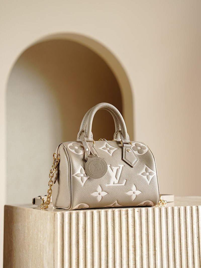 LV Speedy Bandoulière 20 大象灰 M46575（複刻）實拍