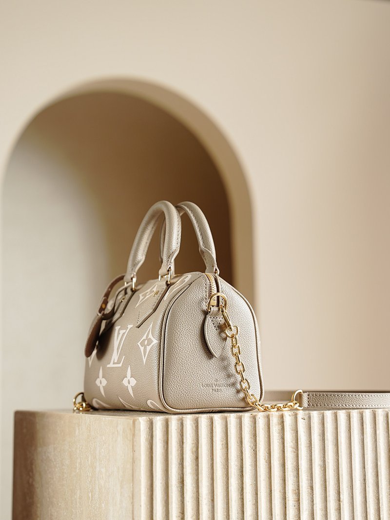 LV Speedy Bandoulière 20 大象灰 M46575 實拍