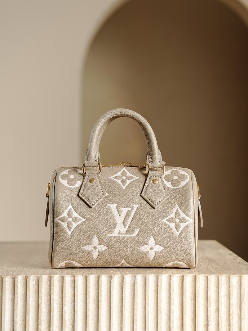 LV Speedy Bandoulière 20 大象灰 M46575 實拍