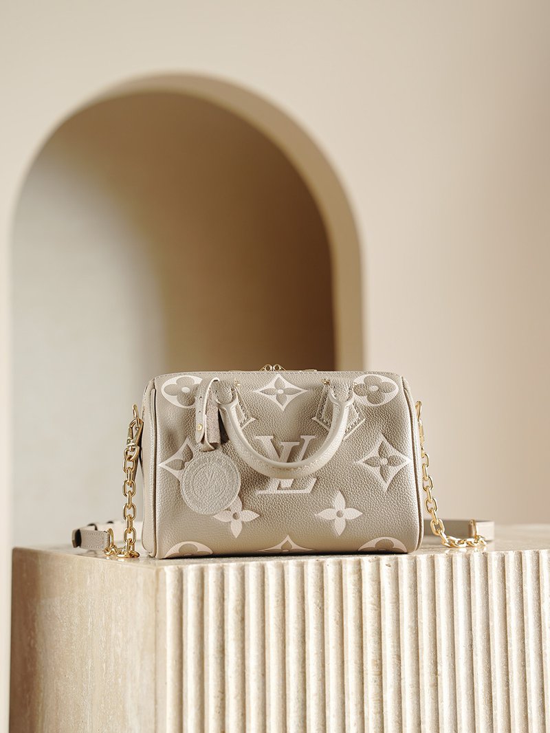 LV Speedy Bandoulière 20 大象灰 M46575 實拍