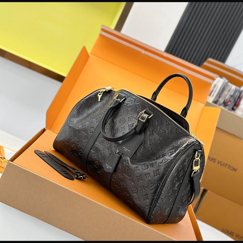 LV Keepall Bandoulière 45 M26460 · 黑色壓紋皮革 複刻實拍圖 7