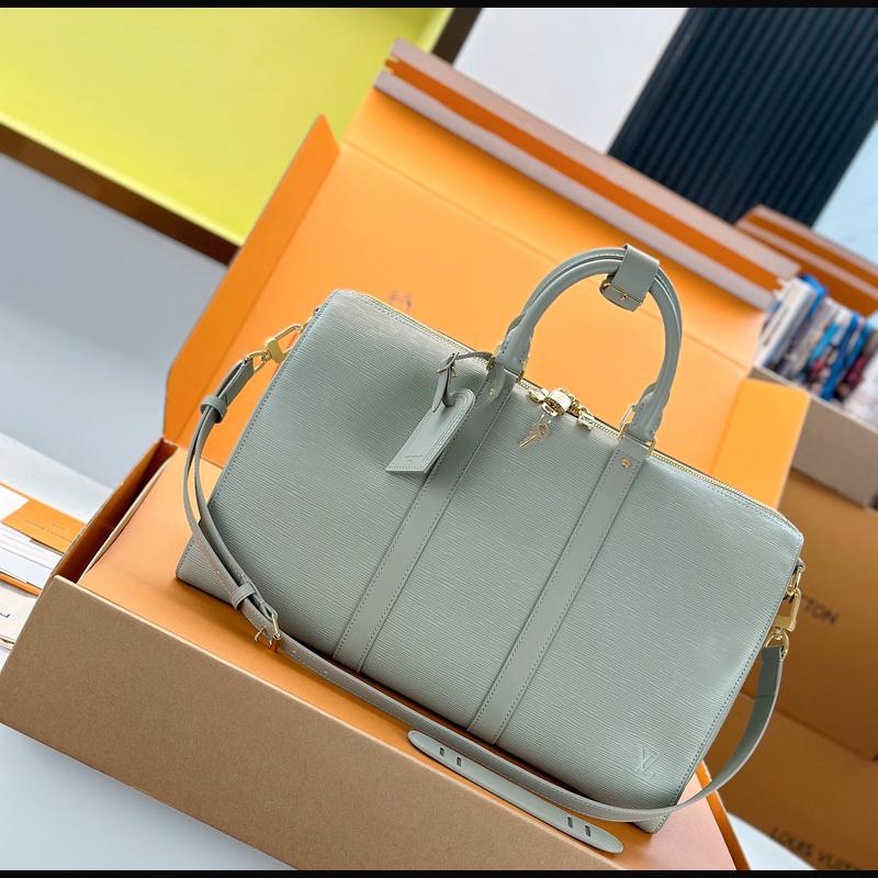 LV Keepall Bandoulière 45 M15181 · 水波淺綠 複刻實拍圖 1