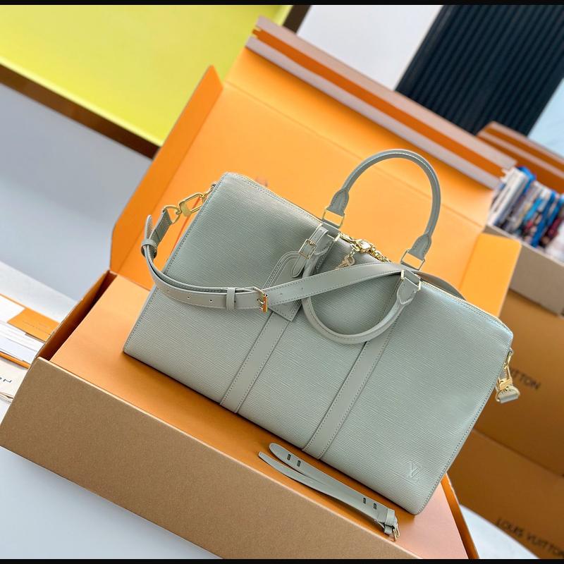 LV Keepall Bandoulière 45 M15181 · 水波淺綠 複刻實拍圖 6
