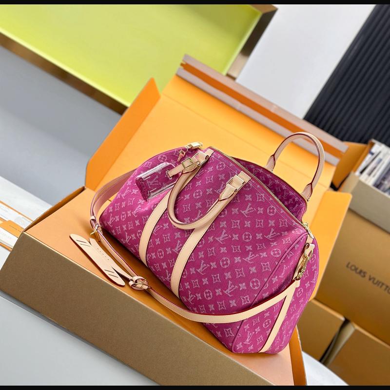 LV Keepall Bandoulière 45 M27944 · 牛仔粉 複刻實拍圖 7