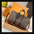 LV Keepall 45 M56711 · 老花配黑皮 配色