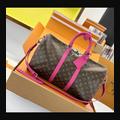 LV Keepall 45 M13807 · 桃紅邊老花 配色