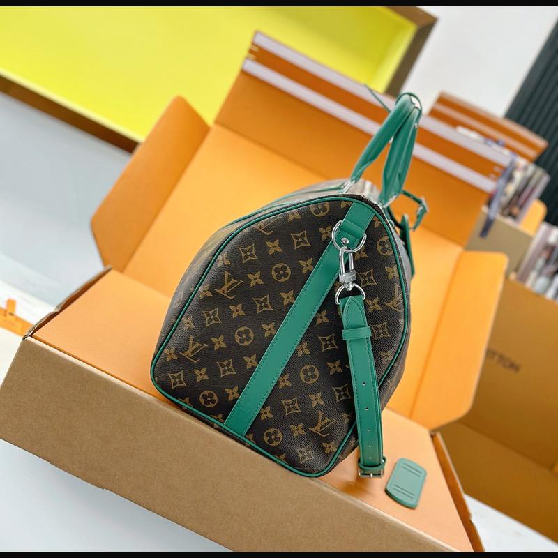 LV Keepall Bandoulière 50 M12630 · 綠邊老花 複刻實拍圖 3