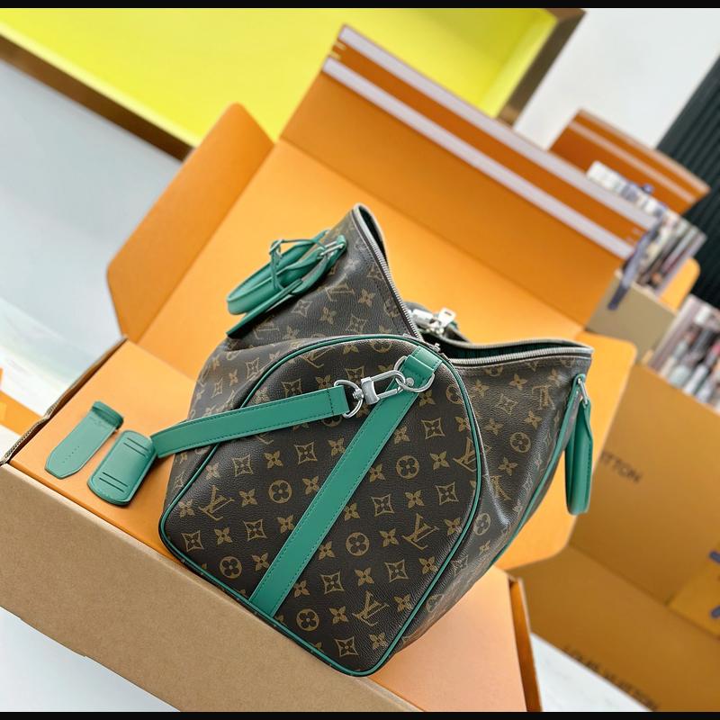 LV Keepall Bandoulière 50 M12630 · 綠邊老花 複刻實拍圖 7