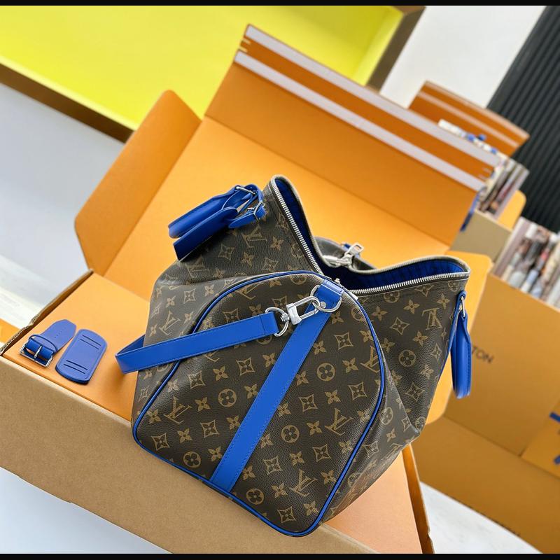 LV Keepall Bandoulière 50 M12633 · 深藍邊老花 複刻實拍圖 7