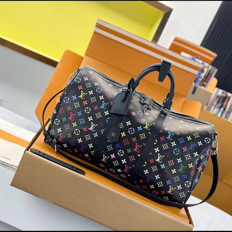 LV Keepall Bandoulière 50 M13745 · 黑彩 複刻實拍圖 1