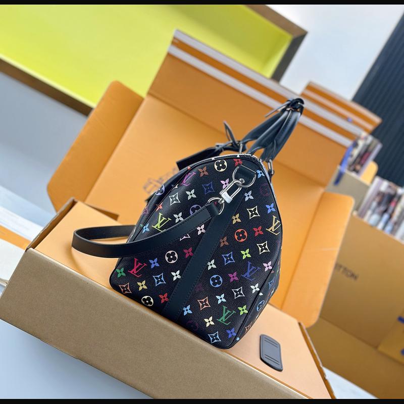LV Keepall Bandoulière 50 M13745 · 黑彩 複刻實拍圖 3