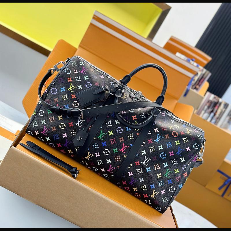 LV Keepall Bandoulière 50 M13745 · 黑彩 複刻實拍圖 5