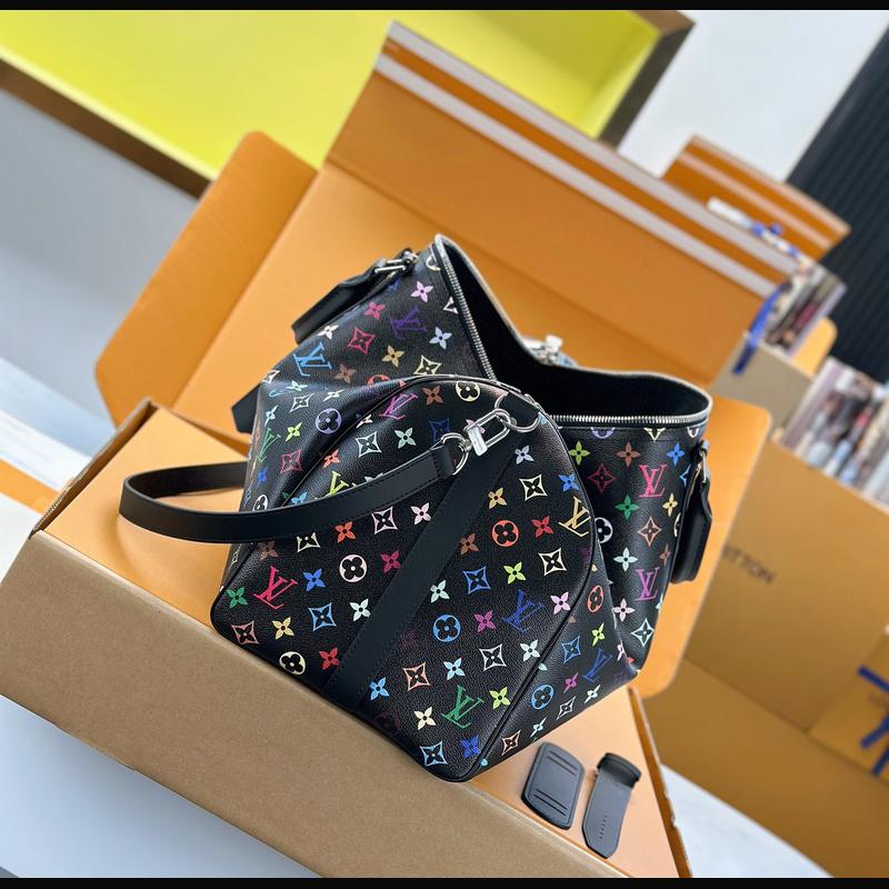 LV Keepall Bandoulière 50 M13745 · 黑彩 複刻實拍圖 8