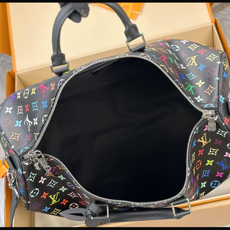 LV Keepall Bandoulière 50 M13745 · 黑彩 複刻實拍圖 9