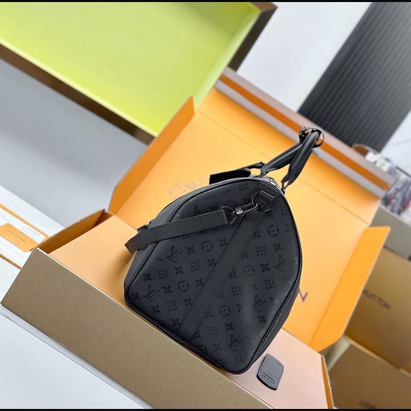 LV Keepall Bandoulière 50 M28405 · 黑色影紋 複刻實拍圖 3