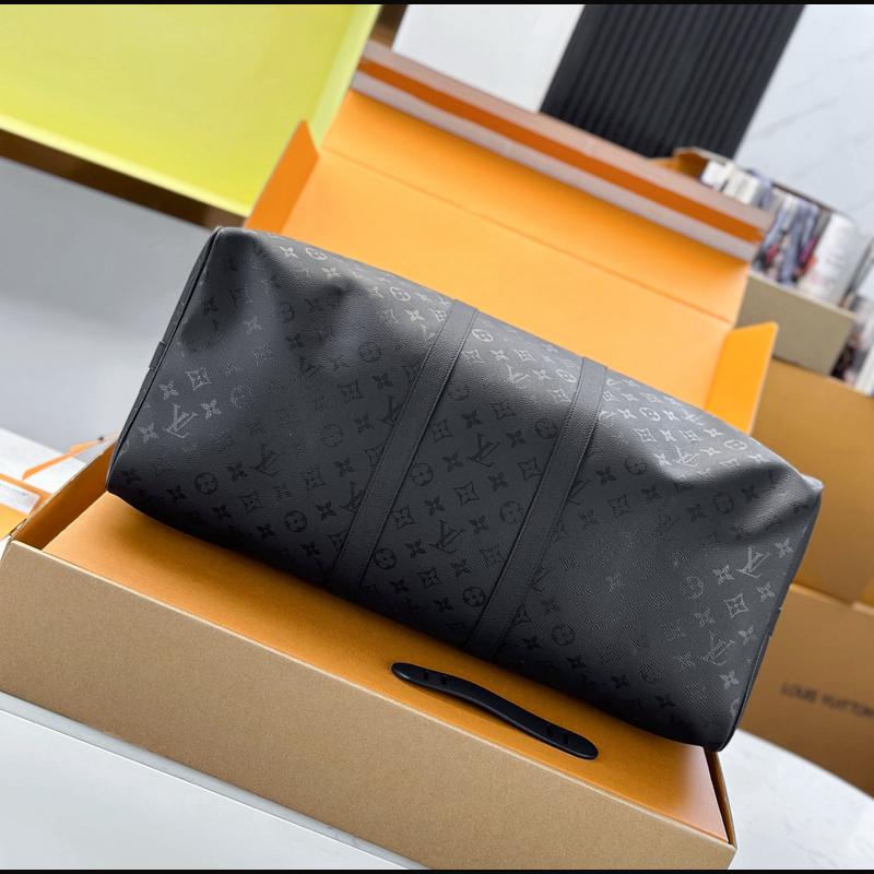 LV Keepall Bandoulière 50 M28405 · 黑色影紋 複刻實拍圖 4