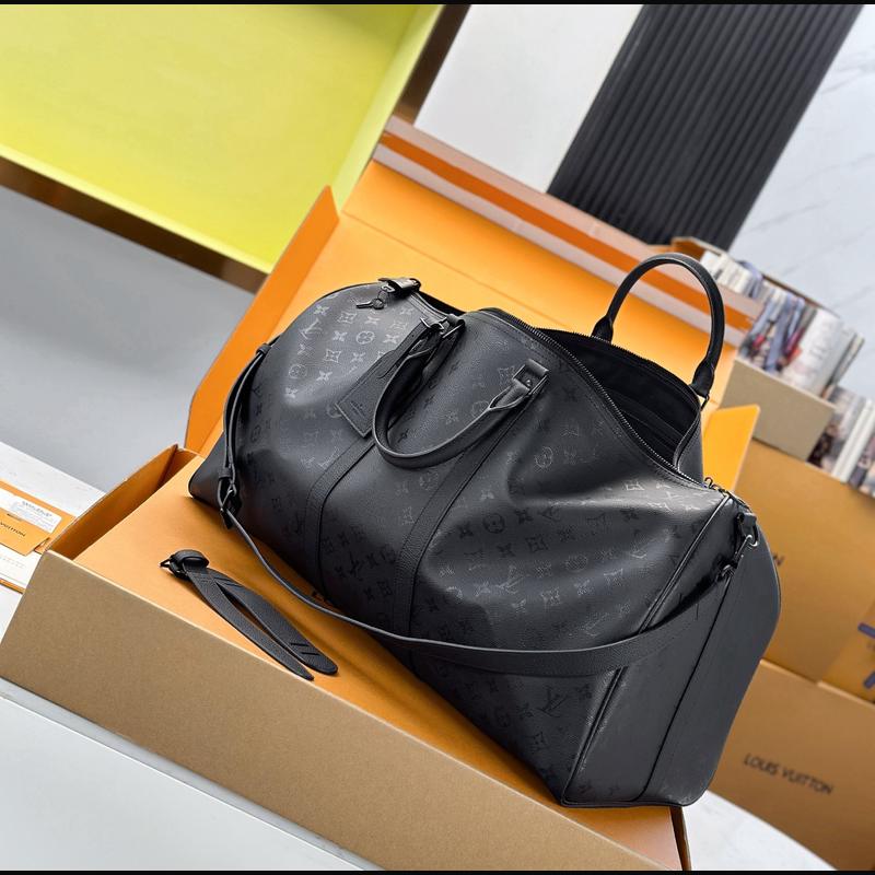 LV Keepall Bandoulière 50 M28405 · 黑色影紋 複刻實拍圖 7