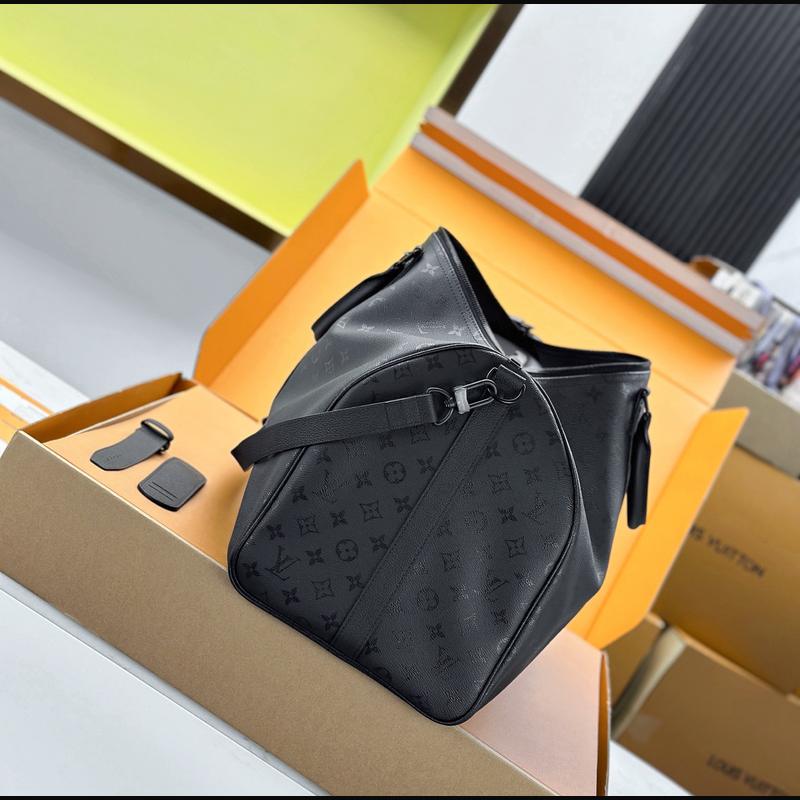LV Keepall Bandoulière 50 M28405 · 黑色影紋 複刻實拍圖 8