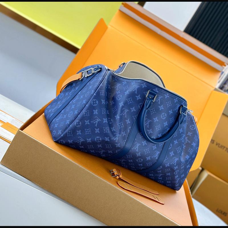 LV Keepall Bandoulière 50 M26864 · 藍 Heritage 複刻實拍圖 8