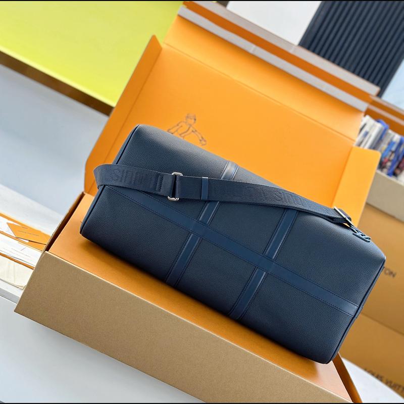 LV Keepall Bandoulière 50 M11693 · 深藍 Aerogram 複刻實拍圖 4